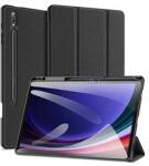 Dux Ducis Samsung Tab S10 Plus LTE / Tab S10 Plus WIFI DUX DUCIS DOMO tok álló, bőr hatású aktív FLIP, ceruza tartó, FEKETE (GP-162912) (GP-162912)