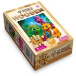 Wooden City 20 db-os fa puzzle - Dínó pajtik (CH99054-SV) (CH99054-SV)