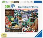 Ravensburger 500 db-os XXL puzzle - Síelés és lazulás (16442) (16442)