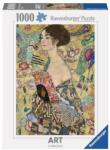 Ravensburger 1000 db-os puzzle - Art Collection - Hölgy legyezővel, Gustav Klimt (12001132) (12001132)