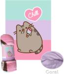 Halantex Pusheen cicás polár takaró - Chill (PUS-2573FB) (PUS-2573FB)