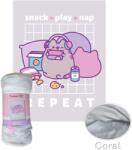 Halantex Pusheen cicás polár takaró - Repeat (PUS-7654FB) (PUS-7654FB)