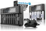 everActive 8x AA/AAA NiMH Akkumulátor töltő (UC-800) (UC-800) - emag