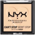 NYX Professional Makeup - Can't Stop Won't Stop Mattifying Powder Púderek 6 g 02-Light
