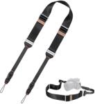 K-f Concept Lapos nyakpánt gyorskioldó csattal 4.5cm x 100-145cm fekete (13-132V1)