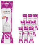 Brabantia PerfectFit Sort&Go/Silent/Touch 1005566, C méret, 10-12 l, 200 darab, Fehér (1005566)