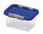 Heidrun Clipbox Átlátszó Tároló doboz 3, 0L 23x19x12cm Clippes tetővel (401601)
