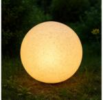 LAMKUR Corp de iluminat decorativ pentru exterior LUMISTONE, 1 x E27, 15 W, 230 V, IP65, Ø 28 cm (LA57040)