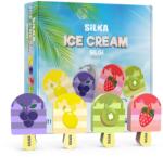  Radíros doboz, Nem hagy maradványokat, 36 db/doboz, Silka Ice Cream mintás gyümölcsfagylalt
