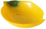 Boltze Sárga/zöld tál 16, 5x11 cm, 450 ml, üveg, Limone Boltze citrom design (HCTAD01097)