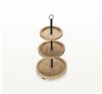 Corolla Kft Farmhouse stílusú fa kínálótál 3 szintes (C0030)