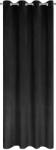 Eurofirany Függöny ARIADNA 140 x 250 cm Eurofirany gyűrűk fekete (452836)