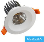 ELDLUX LED süllyestett lámpa 12w 1080lm 4000K 24° D110x77mm Kivágás: D90mm IP20 alumínium (1644543751)