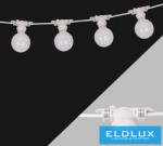 UNIVERSO Party fényfüzér 2x0.75㎟ 11M 10xE27 Max bővítés: 80m/600w IP44 Fehér (1811810013)