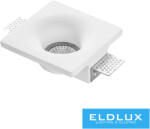 ELDLUX Gipsz süllyesztett spot lámpatest 1xGU10 120x120x45mm IP20 fehér (4124423812)