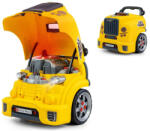  Realisztikus modell az autó elejének nyitható motorháztetőjével, Milly Mally N-GINE yellow