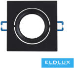 ELDLUX Süllyesztett spot lámpatest 1xMR16 fekete 82x82x20mm/∅75mm (1736482819)