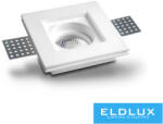 ELDLUX Gipsz süllyesztett spot lámpatest 1xGU10 100x100x30mm IP20 fehér (2243904011)