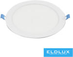ELDLUX Kör alakú süllyesztett LED panel 24w 2400lm CCT/kap. 120° IP20 Fehér D296mm kivágás: D281mm 3év (1524857378)