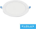 ELDLUX Kör alakú süllyesztett LED panel 12w 1200lm CCT/kap. 120° IP20 Fehér D175mm kivágás: D155mm 3év (2862345814)