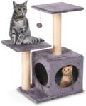 PetHaus Kaparófa és fekhely macskáknak 71cm - Szürke, Bézs