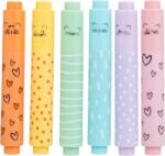 M&G Textmarker M&G mini, So many cats, 6 culori/set pastel AHM29677060111H