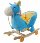 Welora Plüss Calut ugráló, kerekekkel, babáknak 10 hónapos kortól, Rózsaszín