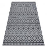 My carpet company My Carpet Company Sole D3852 Boho Gyémánt Lapos Szövött Szürke 160x220 cm Szőnyeg