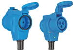 brennenstuhl Cupla dubla CP 230V + industrial 2P+E Brennenstuhl 16A albastra, pentru exterior IP44 (00188988) - vexio
