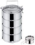  ORION Rozsdamentes acél ételhordó + fedő 4 x 1, 3 l