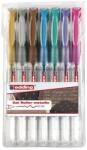 edding Metallic 2185 7db-os vegyes színű zseléstoll (7060235009) - officedepot