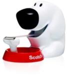 SCOTCH Magic vidám kutya ragasztószalag adagoló + 1tekercs Scotch Magic 19mmx7, 5m ragasztószalag (7100042621) - officedepot
