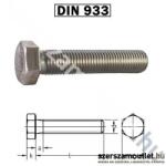 KOELNER HLF TM metrikus csavar M16x80mm Horg. DIN 933 8.8 /20db (KO52801) (KO52801)