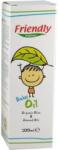 Friendly Organic Ulei de corp pentru bebelusi Friendly Organic - cu ulei de zmeura si migdale organic, 100 ml (FR.00966)