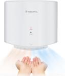  Automatikus kézszárító, infravörös érzékelővel, elektromos, fali, 1200 W, meleg/hideg levegő, fürdőszobába, otthoni és kereskedelmi használatra, fehér