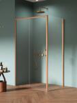 NEW TRENDY Prime Copper Brushed cabină de duș 140x90 cm dreptunghiular cupru periat/sticlă transparentă D-0820A/D-0342B (D0820AD0342B)