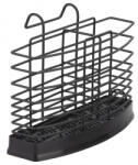 Rosberg Uscător de tacâmuri Rosberg R53003D, 20.7x9.5x15.2 cm, negru mat (R53003D black) Uscator vase