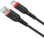 hoco. X59 Victory cablu de încărcare a datelor tip C negru QC 3A 1m