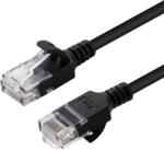 MicroConnect Patch cord UTP Cat6A slim 0.5m negru (V-UTP6A005S-SLIM)