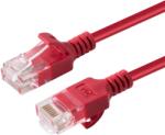 MicroConnect Patch cord UTP Cat6A slim 3m rosu (V-UTP6A03R-SLIM)