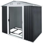 Deuba kerti tároló kerti fémház antracit 257x205x178 cm (990743)