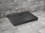 Radaway Doros Stone D 110x80 cm zuhanytálca előlappal, fekete SDRD1180-05-54S (SDRD1180-05-54S)