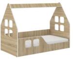 Wooden Toys Montessori Házikó Gyerekágy Sonoma 140 x 70 cm - Balos