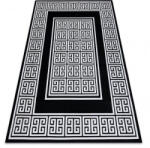 My carpet company My Carpet Company Modern Gloss 6776 85 Elegáns, Görög Fekete/Elefántcsont 80x150 cm Szőnyeg