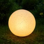 LAMKUR Външно декоративно осветително тяло LUMISTONE 1xE27/15W/230V IP65 Ø 25 см (LA57033)