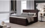 Eltap Loree 140x200 boxspring ágy sötétbarna - mindigbutor