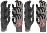 Milwaukee Manusi protectie taiere Milwaukee HIGH CUT F, negru/gri, mas. 9/L, 12 perechi (4932492047)