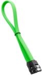 CableMod SATA kábel 0.6m (SATA apa - SATA apa) - Zöld (CM-CAB-SATA-N60KLG-R) (CM-CAB-SATA-N60KLG-R)