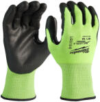 Milwaukee Manusi protectie taiere Milwaukee HI-VIS CUT D, negru/galben, mas. 2XL/11, 144 perechi (4932479023)
