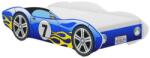 Wooden Toys Corvetta Autós Gyerekágy 140 x 70 cm + Matrac, Kék-Fehér